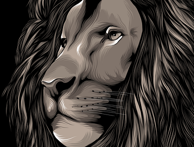 Lion animal branding design illustration lion logo movie movie poster poster art poster design posters vector