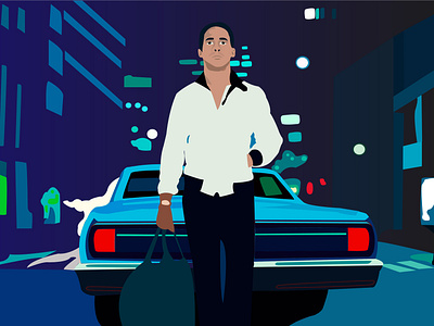 Drive design illustration poster art