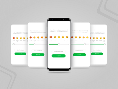 Feedback app emojis feedback feedback ui gamification gamified recommend slider design ui ui design