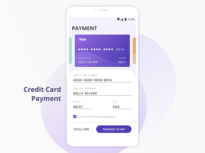 Credit Card Payment card credit card payment design figma payment payment design ui ui design