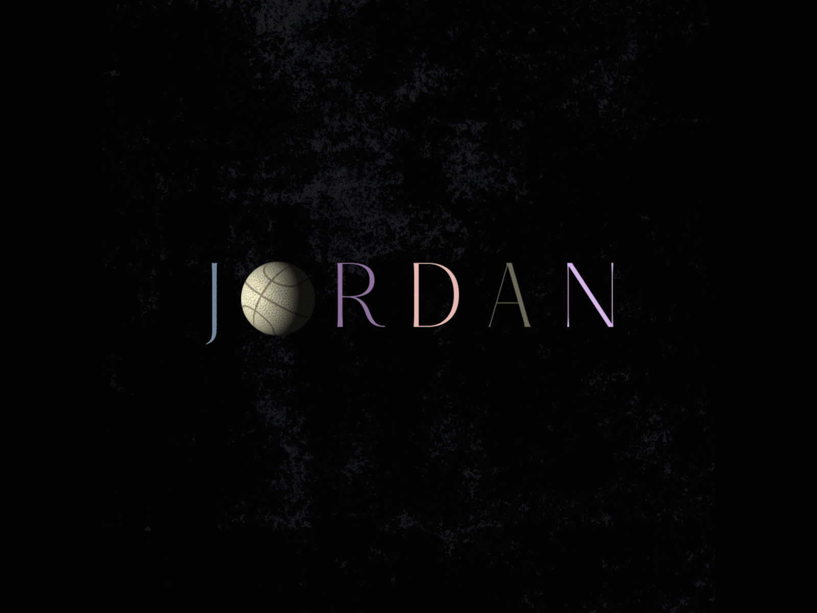 JORDAN TRIBUTE animatedgif animation brand branding color design identity jordan logo typography