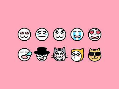 emoji😆 emoji flat
