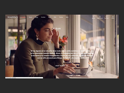 Leandra Medine x Mango animation branding design design digital newsletter socialmedia web