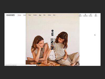 Woman & Kids Editorial animation branding branding design design digital fashion typography web webdesign