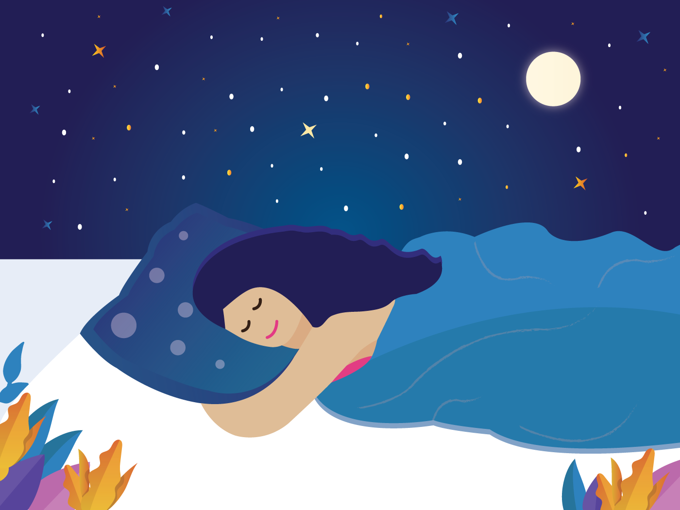 How to fall asleep when your mind is busy
Deep sleep meditation