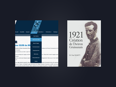 Rugby Web Design / Graphic Design