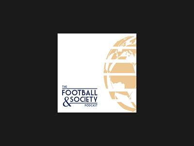Podcast Cover / Football & Society Podcast coverart illustration logo podcast
