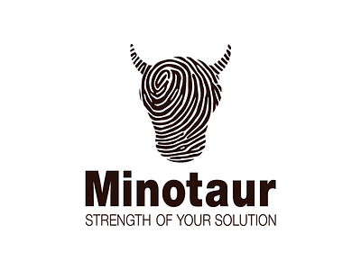 Лого "Minotaur" branding design icon logo vector