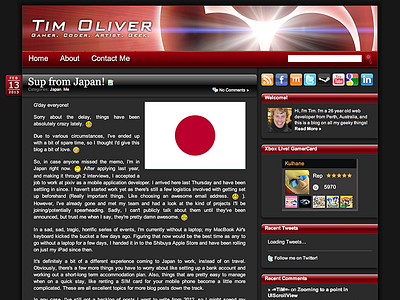 My Blog Theme 2008-2013 blog dark fixed theme width wordpress