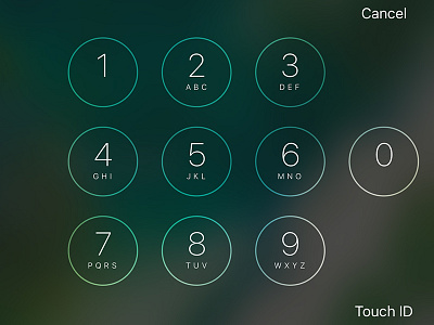 iOS Horizontal Lock Screen