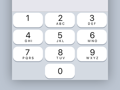 iOS 11 Number Keypad ios uikit