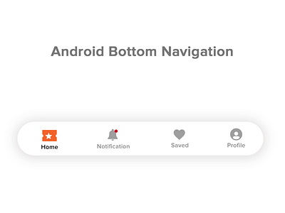 Bottom Navigation Menu