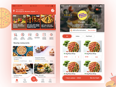 Food Delivery Application food order restaurant