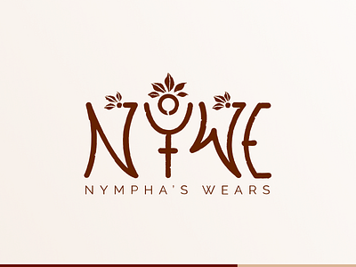 Nympha's Wears | Logo for a Tribal Artisan branding craftsmanship logo logodesign logotype mystic native natural nympha organic personal brand tribal wears wilderness
