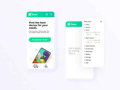 Limeee | Webshop design for an Electronic Store detailed filter electronic filter ui mobile mobile design responsive web design smarpthone store trendy ui webdesign webshop young