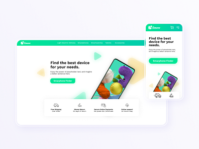Limeee | Webshop design for an Electronic Store