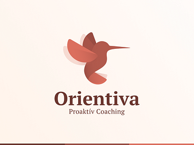 Orientiva | Identity design for a Personal Coach branding coach coaching design flat hummingbird identity design logo logo variations logodesign personal brand
