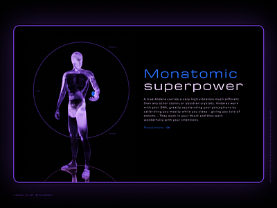 Monatomic Superpower - 3D Art & UI Design