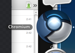 Trying Chromium, needed a new icon...
