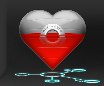 Sharing/Connections heart icon meridian