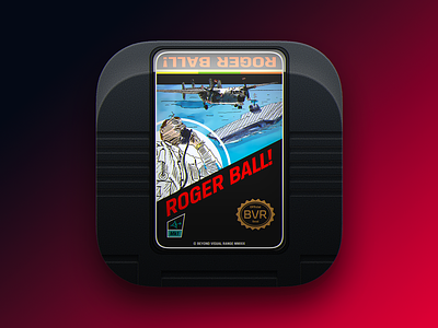 Roger Ball Game Icon app icon cartridge icon nintendo retro game