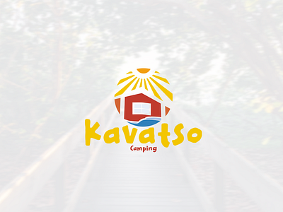 Kavatso Camping brand logo logo a day logo design nature logo