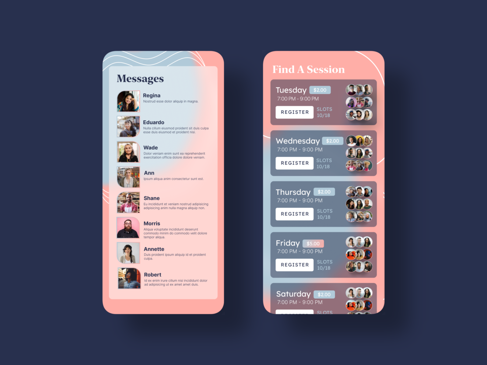 Papaya Dating App Mockup by Ryan Visek on Dribbble