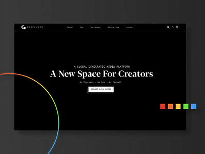 Satellite Landing Page