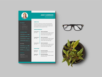 Free Word Resume Template with Professional Look curriculum vitae cv cv resume template free cv free cv template free resume free resume template freebie freebies resume word