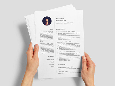 Free Accounting Clerk Resume Template cv cv resume template free curriculum vitae template free cv free cv template free resume free resume template freebie freebies resume