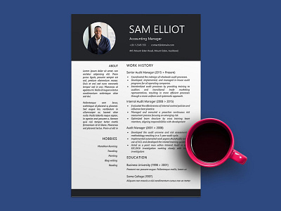 Free Audit Manager Resume Template curriculum vitae cv cv resume template free cv free cv template free resume free resume template freebie freebies resume