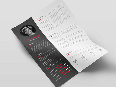 Free Vector Curriculum Vitae Template by James Han on Dribbble