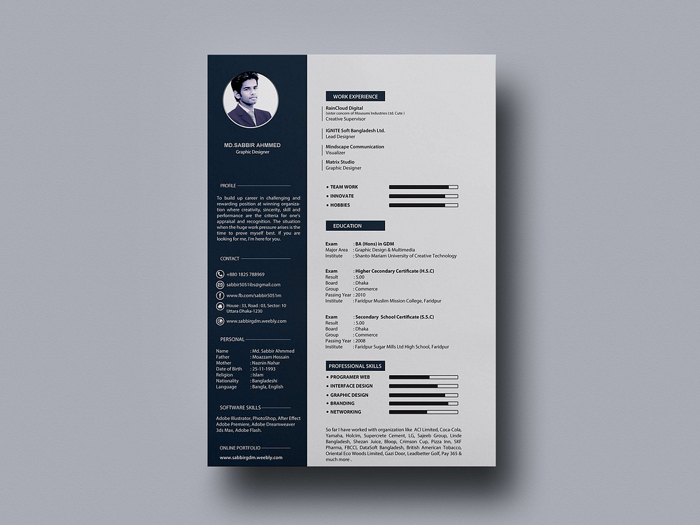 Free Curriculum Vitae Template designs, themes, templates and