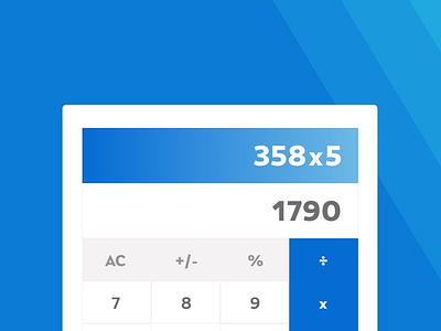 Daily UI - 004 - Calculator