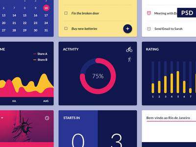Material Design Widgets Ui Kit - Sketch + PSD