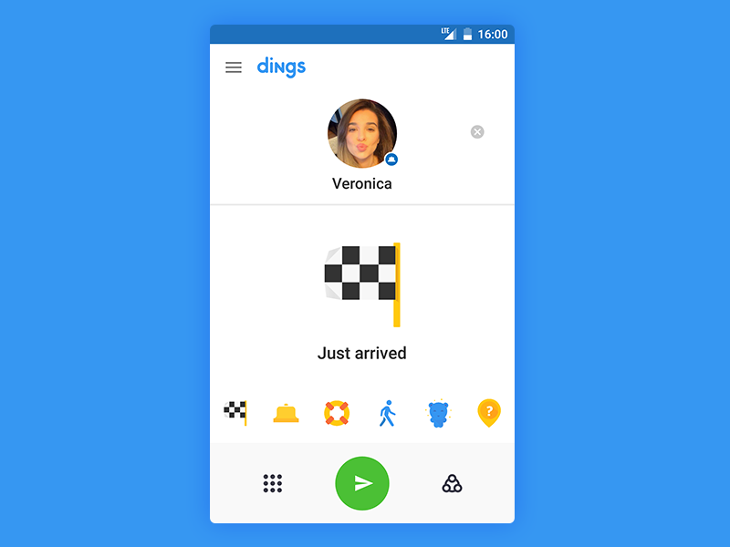 Dings mobile gui material design ui android app