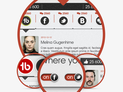 One Board app iphone mobile smm social aggregator ui ux