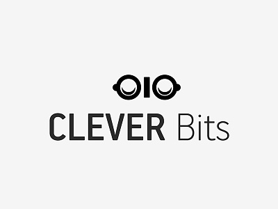 Clever Bits logo 010 bits digital logo