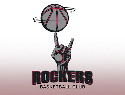 Rockers Basketball Blub branding graphic design logo