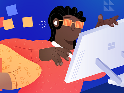 Career Guide Illustrations by Microsoft Design on Dribbble