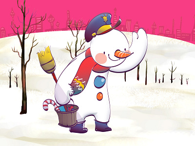 Snowman 插图