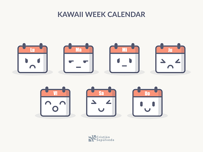 Kawaii Calendar V1