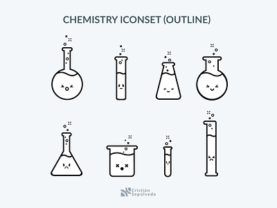 Icon Chemistry Outline