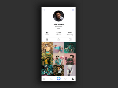 Instagram Profile Page Redesign ui uidesign adobexd sketch