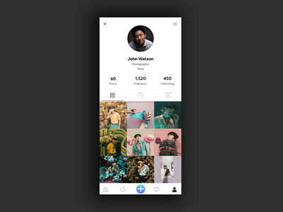 Instagram Profile Page Redesign