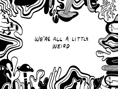 Weirdos digital illustration illustration mushrooms procreate weirdo