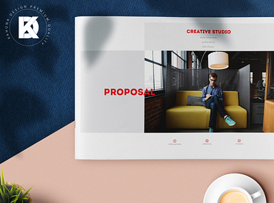 Project Proposal (Landscape version) a4 brochure business catalog clean elegant indesign kahuna letter minimal project proposal