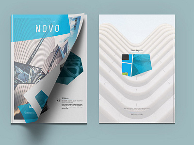 Novo Modern Magazine a4 design editorial elegant fashion indesign layout letter magazine print template typography