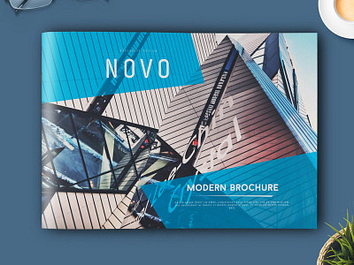 Novo Modern Brochure a4 brochure indesign landscape layout letter lifestyle modern presentation style template