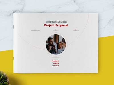 Project Proposal agency business clean corporate doc infographics invoice living coral professional proposal red report square stationary template word